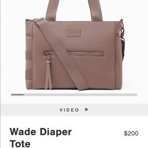 Dagne Dover Wade diaper tote Large in Dune